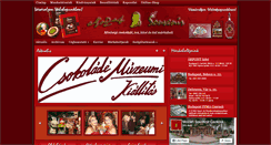 Desktop Screenshot of mozart-souvenir.hu